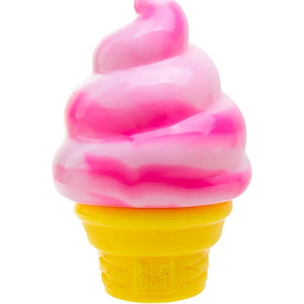 Complete 3 Set - Nee Doh Nice Cream Cone Pink Blue and Orange Color New In Box - Picture 4 of 13